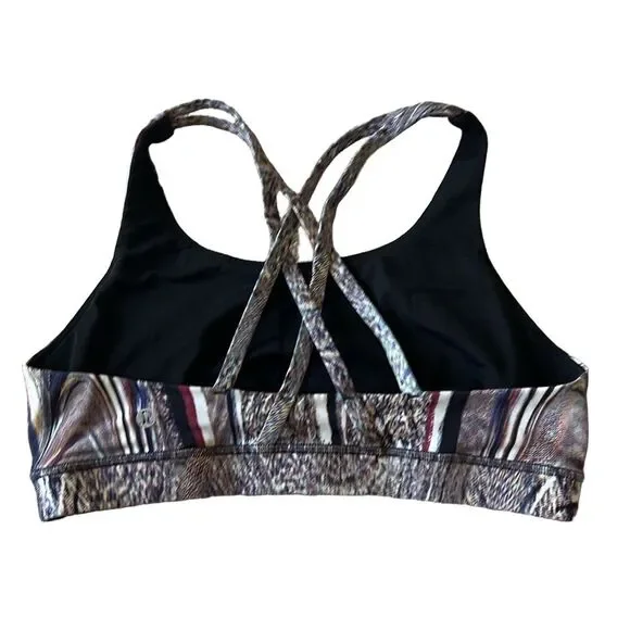 Lululemon Energy Sports Bra Nulux In Polychromatic. Size 10. - Picture 4 of 7